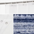 thumbnail image 4 of Blue Abstract Marble Shower Curtain - 72x72 inches Geometric Decor Polyester Fiber Quick-Drying Waterproof Modern Bathroom Bath Curtain, 4 of 6