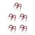 thumbnail image 3 of stanreset 1/2/3/5 2 Pièces Maison Hôtel Polyester Rideau Retenue Salon Drapé Cravate Draperies Décoratif Support Ondulé Corde Rouge 5PCS, 3 of 6