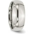 thumbnail image 5 of Chisel Stainless Steel Polished 7.2mm Half Round Band - Ring Size 6.5, 5 of 8