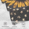 thumbnail image 6 of Coolnut Sunflower Flag Bathroom Towels 2 Pieces 16×28 inches, Cotton Bath Towel Water Absorbent Lightweight Quickdry Towels for Bathroom Ktichen Travel Gym, 6 of 6