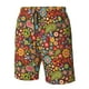 thumbnail image 4 of Balery Hippie Peace Love Traje de Baño Estilo Hawaiano para Hombre, Shorts de Secado Rápido con Bolsillos-3X-Large, 4 of 6