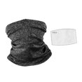 thumbnail image 4 of Polaina de cuello con cubierta facial,Bufanda deportiva al aire libre con protector solar,Calentador de cuello transpirable,Cuello bufanda cara bufanda,Polaina de montar con Gris Macarena Polaina de cuello con cubierta facial, 4 of 8
