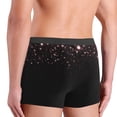thumbnail image 4 of Men's Boxer Briefs, Sparkling Pink Night Sky Soft Comfy Mens Underwear Boxer Briefs Breathable With Widen Waist, 4 of 7