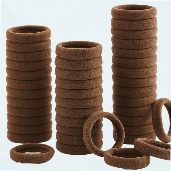 100PCS Hair Ties, Elastic Hair Bands, Girls Hair Accessories for Women, Seamless Hair Ties, Soft Ponytail Holders, Hair Scrunchies for Thick Thin Hair