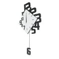 Frameless Pendulum Wall Clocks Number Decoration DIY Assembly Modern Wall Clocks with Silent
