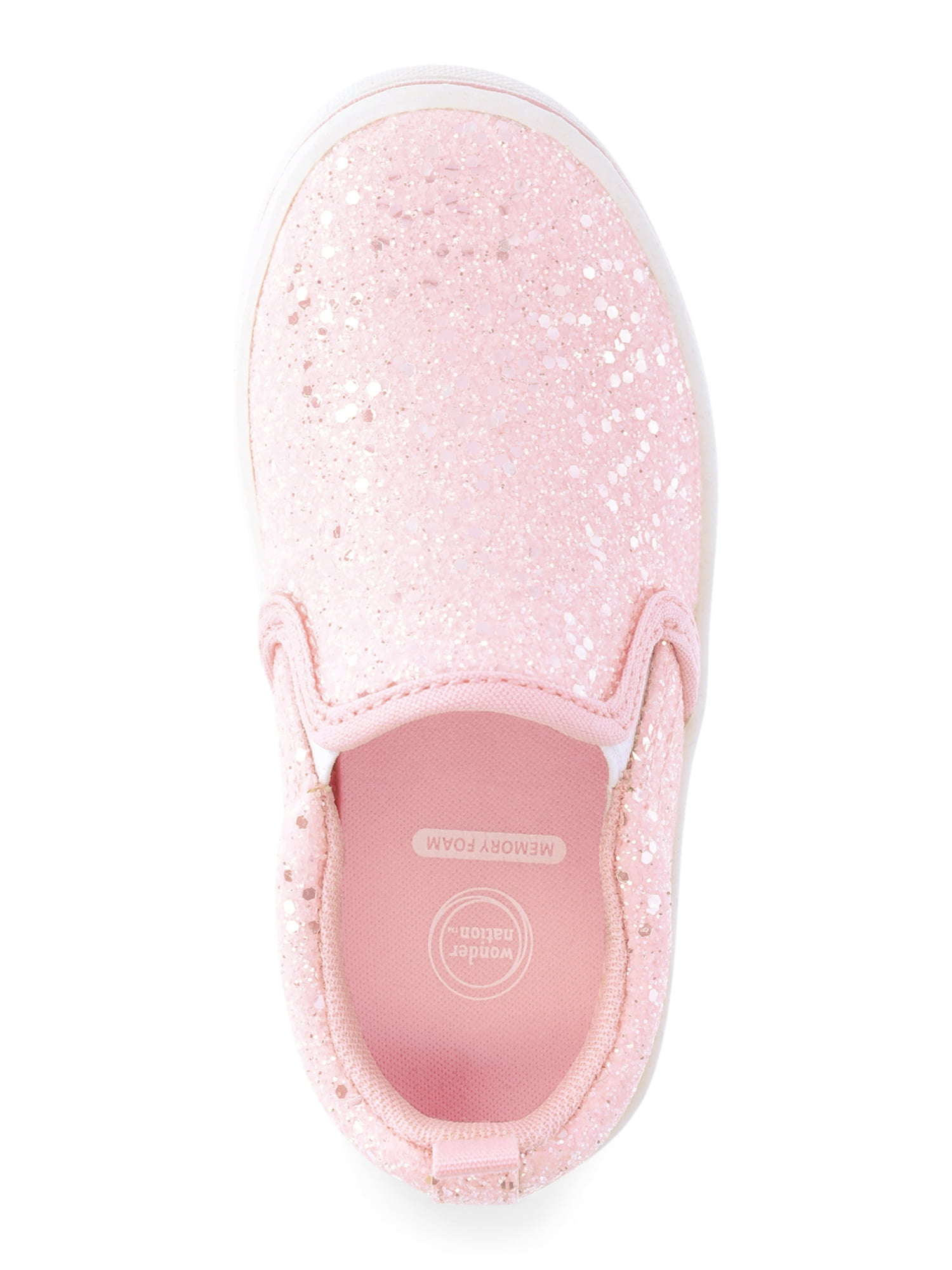 Wonder Nation Girls Slip-On Sneakers