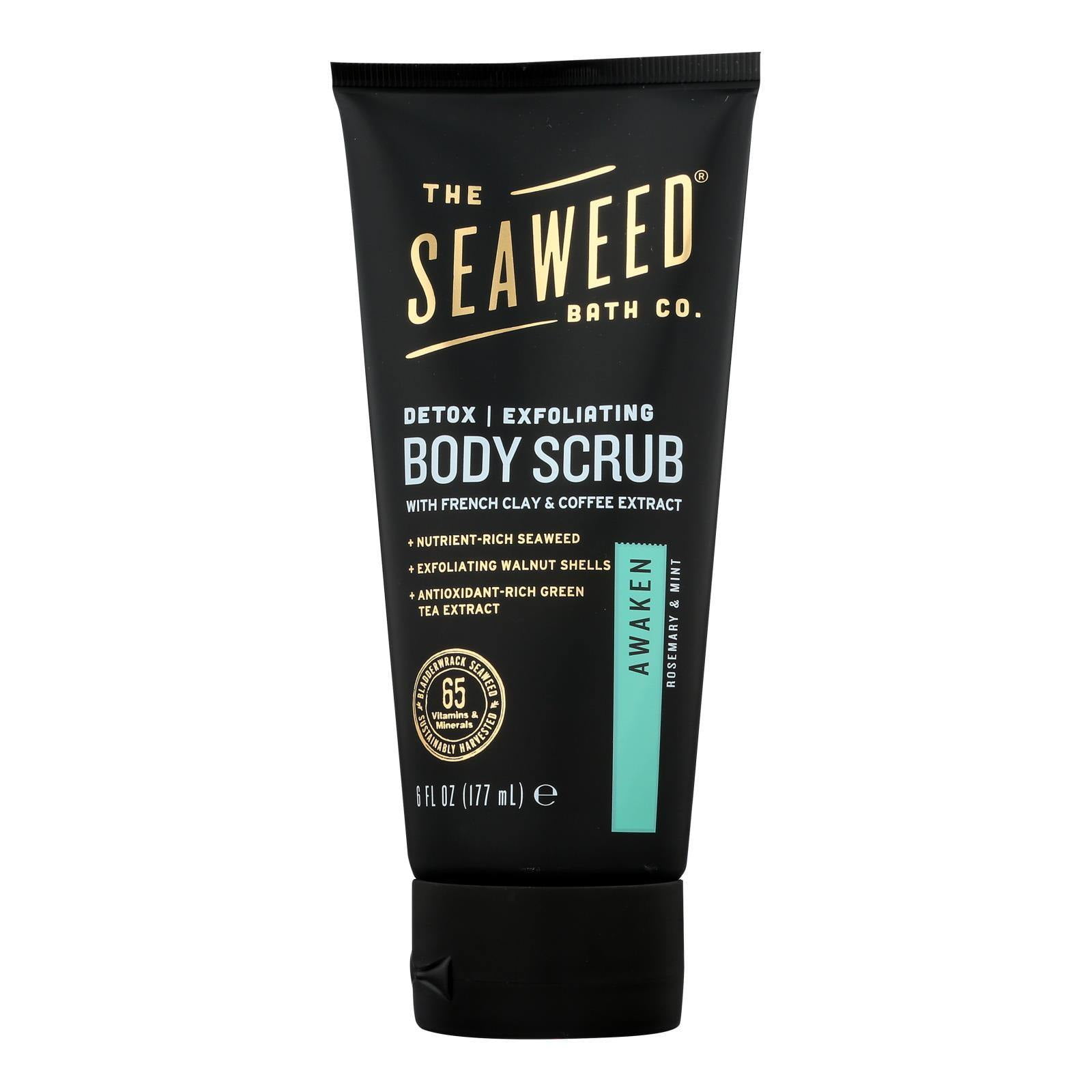 The Seaweed Bath Co. Awaken Detox Scrub Rosemary Mint 6 oz Tube