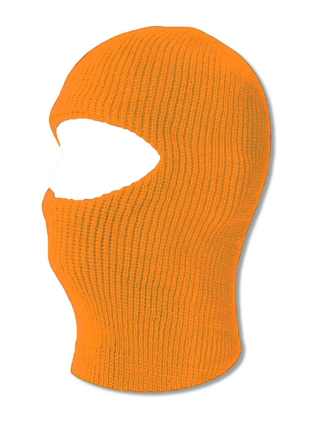 TopHeadwear One 1 Hole Ski Mask Neon Orange by TOP HEADWEAR