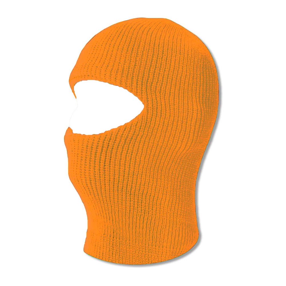 TopHeadwear One 1 Hole Ski Mask Neon Orange