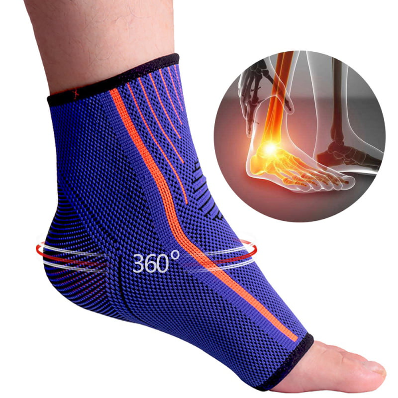 1Pc Ankle Support Brace Foot Wrap Sleeve Running Football Sports Relief Pain 