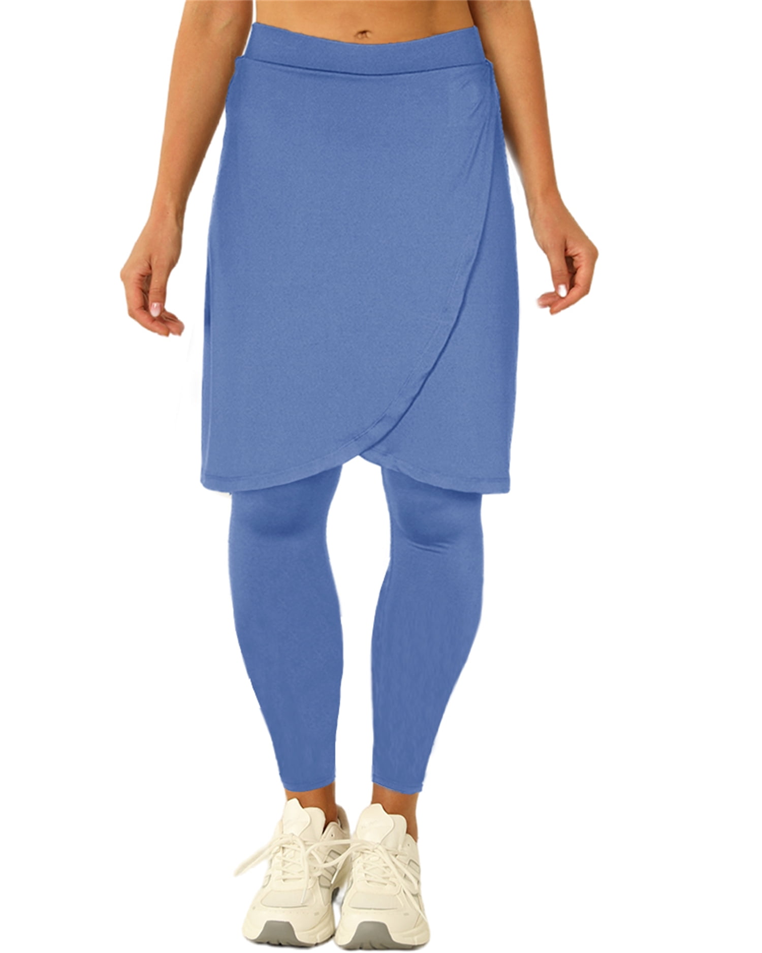 Yskkt Womens Tennis Skirt with Capri Leggings Knee Length Athletic ...