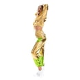 thumbnail image 6 of IBTOM CASTLE Women's Rave Outfit Shiny Crop Top Hoodie Casual Long Pants Hooded Workout Sweatshirt Dance Clubwear XXL Gold, 6 of 8
