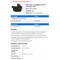 thumbnail image 2 of Water Pump - Compatible with 1977 - 1981 Ford F-150 1978 1979 1980, 2 of 2