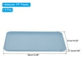 thumbnail image 2 of Unique Bargains 15x11' Fast Food Tray, 3 Pack PP Plastic Reusable Multi-Purpose Non-Slip Serving Tray Blue, 2 of 5