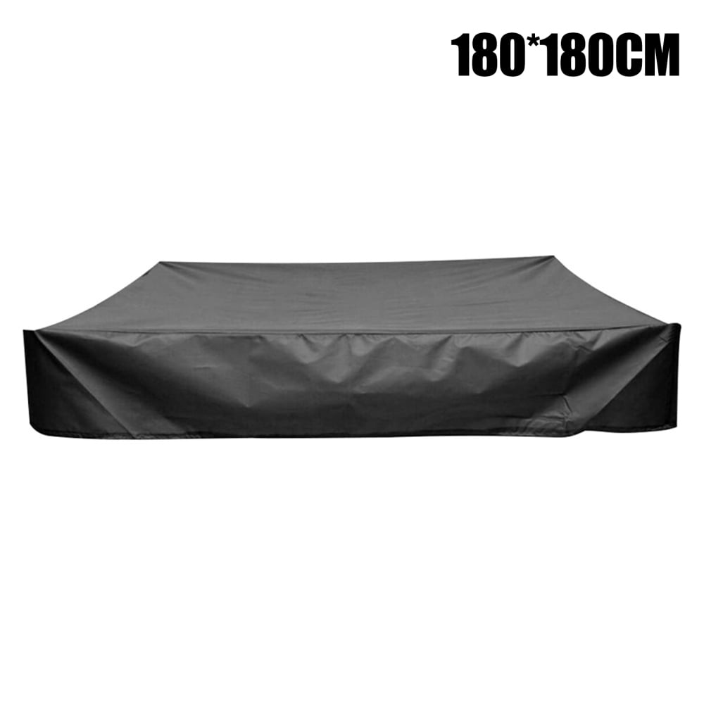 Sandbox Cover with Drawstring, Square Dustproof Waterproof Beach