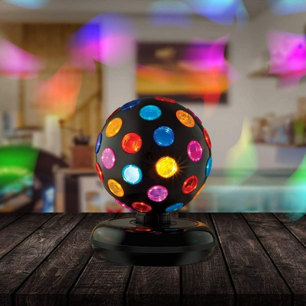 Jeux De Lumiere Pour Soiree Boule Disco USB 360° Lumineuse