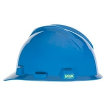 V-Gard® 500 Protective Caps and Hats, 4 Point Fas-Trac, Vented Cap, Blue