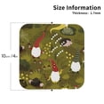 thumbnail image 3 of Disketp Gnomes Playing In The Garden Funny Coasters,6 Pcs Leather Coasters With Holder, Perfect Housewarming Hostess Gifts,Protect Furniture From Water Marks Scratch And Damage, 3 of 9