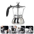 thumbnail image 4 of MasteelfCA Large Capacity Coffee Kettle Stainless Steel Moka Pot Espresso Coffee Pot, 4 of 8
