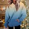 thumbnail image 2 of LOVZFMLL Essentials Hoodie Gradient Color Long Sleeve Loose Fit Pullover Fall Clothes 2025 Women Fashion Casual Comfort Streetwear Hooded Sweatshirt, 2 of 4