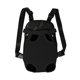 thumbnail image 2 of Mochila transportadora para perros con patas para mascotas, bolsa de viaje para gatos, mochilas ajustables para cachorros, portadores de manos libres (pequeño, negro), 2 of 5