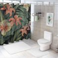 thumbnail image 7 of Orinice Shower Curtain Tropical Exotic Palm Leaves Jungle Monstera Leaf Bird Paradise Flower&nbsp;Botanical Hawaiian Home Decoration Bathroom Accessories Bath Shower Curtains  69x72, 7 of 7