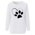 thumbnail image 4 of VBARHMQRT Sweat à Capuche Zippé pour Femmes Pull Col Rond Manches Longues Léger Décontracté, 4 of 4