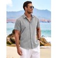 thumbnail image 4 of 1pcs shirt for men--grey, 4 of 6