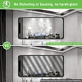 thumbnail image 4 of LED Bulbs, 3W 5000K Daylight White LED GU10 Bulb 50W Halogen Bulbs Equivalent, Non-dimmable 350lm PAR16 LED Spotlight Bulb, 6 Packs, 4 of 7