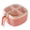 🔥 Pink_Hot#584, variant on Spice Container Multi Compartment Seasoning Dispenser Transparent Plastic Spice Jar Storage Box for Kitchen Counter Organization