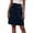 15#a Navy, variant on Womens Knee Length Skirt - Cotton French Terry Drawstring Tie High Waist Casual Skirts with Pocket Khaki S