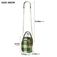 thumbnail image 2 of joogoo Women Checkered Grid-a2 Chain Crossbody Bags Shoulder Handbag Phone Purse, 2 of 5