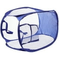 thumbnail image 7 of Foldable Easy Open Mesh Laundry Hamper Basket for College Dorm 1 Set Blue, 7 of 7