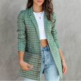 thumbnail image 1 of Vedolay Womens Coat Blazer Women Long Sleeve Suit Jackets for Work Business Casual Lightweight Top,Green XXL, 1 of 4