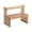 Brown, variant on OutmaxHome 2 Tiers Plant Shelf, Multifunctional Wooden Display Organizer, for Tabletop, Office, Livingroom, Bedroom