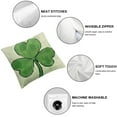 thumbnail image 4 of Nawypu St. Patricks Day Pillow Covers Clovers Decorative Throw Pillows Decoration Holiday Party Green Cushion Case for Home Couch Sofa 2pc, 4 of 6