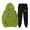 Green, variant on Yuhangmm Women's Sweatshirt Two Piece Pants Set with Cute Print Long Sleeve Hooded Sweatshirt for Matching Outfit and Comfortable Wear Green M