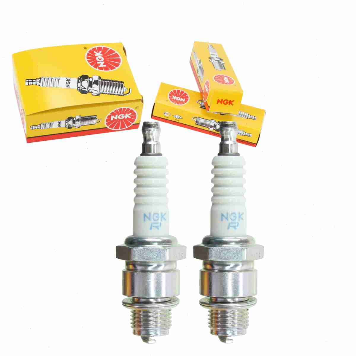 2 pc NGK 1134 Standard Spark Plugs for 09482-00280 09482-00370 6073 883M 94701-00247 94702-00247 94709-00247 E3.32 E8RC QL78C TR24-10 Ignition Wire Secondary