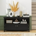 thumbnail image 5 of Costway Free Standing TV Cabinet Wooden Console TV Media Entertainment Black, 5 of 10