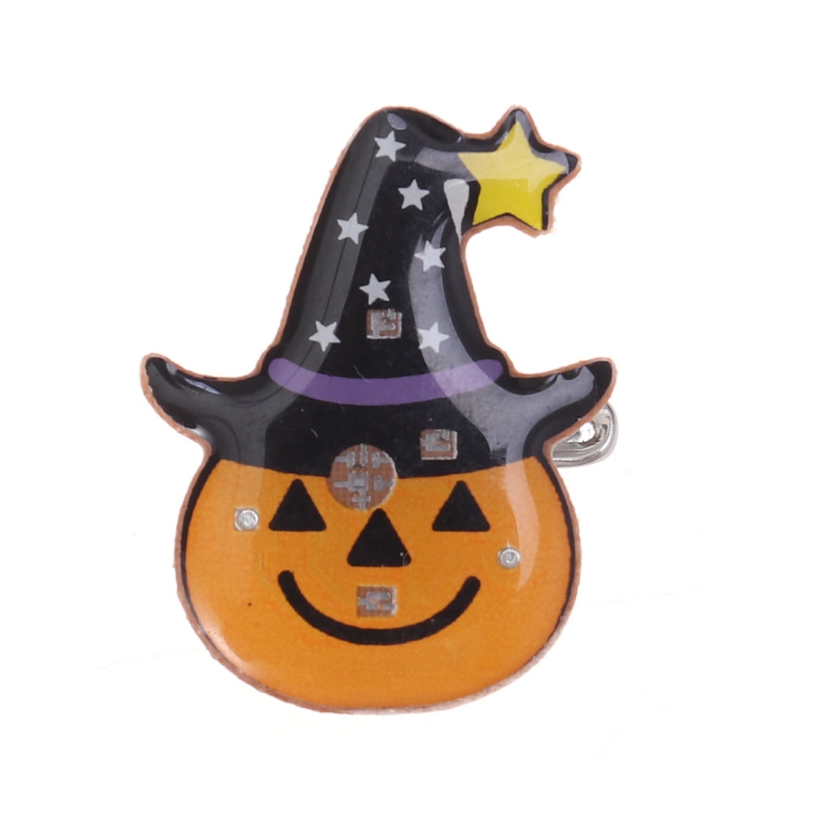 Halloween Pumpkin Bat Luminous Light Badge/Brooch Pins Party Gift Decor Toys 