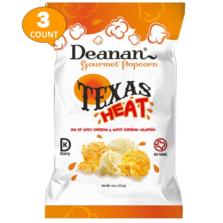 Deanan Gourmet Popcorn Texas Heat (3 pack)