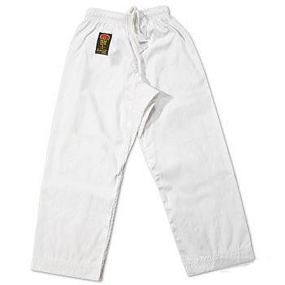 Size 000 ProForce Gladiator 6oz Karate Pants w//Elastic Waist White