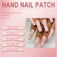 thumbnail image 7 of RAGUPEL 24Pcs Glue on Nails for Women,Rhinestone-Studded Square Press on Nails,White Flower Pattern Stick on Nails,Press on Nails Long for Dating,Party,Taking Pictures,Daily Life,Style3, 7 of 7
