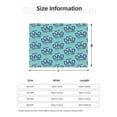 thumbnail image 5 of Yiaed Best Dad Ever Print Blanket Throw Blanket Soft Cozy Flannel Blanket for Home Bed Sofa Couch Chair-80"x60", 5 of 6