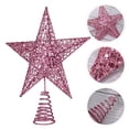 thumbnail image 2 of Adorno con forma de estrella de hierro para árbol de Navidad, 2 of 7