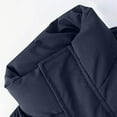 thumbnail image 4 of Jinhomg Winter Puffer Jacket for Women Oversized Comfy Double Closure Down Coat Thermal Long Sleeve Stand Collar Fluffy Outerwear with Pockets Limited Time Deal Black M, 4 of 8