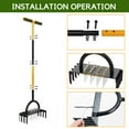 thumbnail image 6 of Hyindoor 2-in-1 Lawn Aerator with Gloves, Manual Tool Set, Garden Tool for Yard Care, 6 of 8