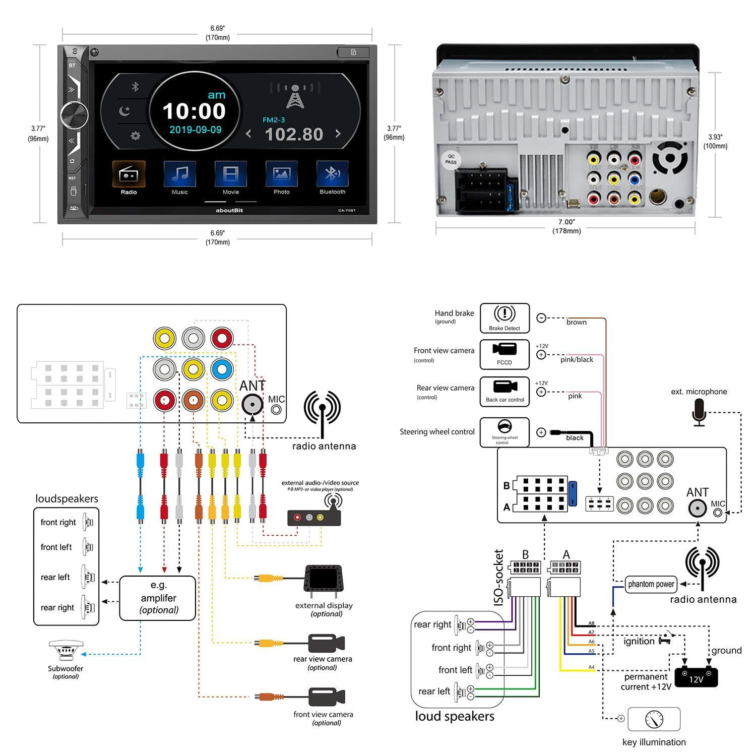 Aboutbit Ca 70bt Wiring Diagram Aboutbit Ca 70bt Wiring Diagram