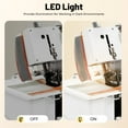 thumbnail image 4 of Electric Sewing Machine, Industrial 4-Thread Overlock Sewing Machine ,with Foot Controller,1200 Stitches/Min for Sewing Undershirts, Cotton Sweaters, 4 of 17