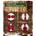 thumbnail image 4 of Dalrosia Christmas Napkin Rings Set of 12, Napkin Rings Holder Serviette Buckles for Christmas Dinning Table Setting-Wedding Receptions, Christmas, Thanksgiving and Holiday Party Dinner Parties, 4 of 4